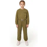 Trenirka komplet Girl Tracksuits Love Kaki
