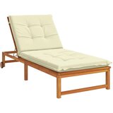  Jastučić za ležaljku GEMERT 100% poliester Krem 190 x 90 x 9 cm - Krem 190 x 90 x 9 cm Poliester | shoptok.hr