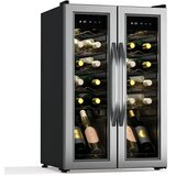 Klarstein Vinamour hladnjak za vino, 2 rashladne zone, 7 polica, upravljanje dodirom, UV zaštita Cijene