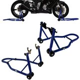 Shumee Set motornih dvigal Bituxx, modro sprednje in zadnje stojalo za motor, komplet, (21227919) | Shoptok.si