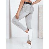 DStreet Jeansy damskie rurki szare | Shoptok.si