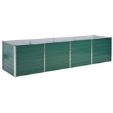 Furnova Visoka greda iz pocinkanega jekla 320x80x77 cm zelene barve, (21921072) | Shoptok.si