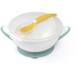 BabyOno Posoda za hranjenje + žlička, mint | Shoptok.si