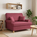  Fotelja s jastučićima Vinska crvena Tkanina | shoptok.hr
