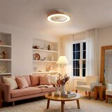 Brilagi - LED prigušiva svetiljka sa ventilatorom LED/38W/230V 50 cm ružičasta/hrast sa daljinskim upravljačem | Eponuda.com