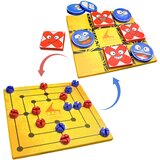 Iron Društvene igre velikog formata Mice & X-Ox podloga 100x100cm sedala 9kom i krupne figure 18 kom | ePonuda.com