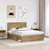  Konstrukcija postelje Oreh 150 x 200 cm Masivno borovo les, (5000103093) | Shoptok.si