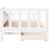  Dnevni krevet s ladicama bez madraca 90x200 cm masivno drvo | shoptok.hr