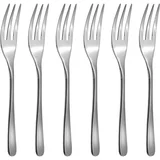 taste cake fork set 6 pcs. stainless steel