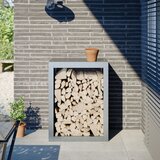 vidaXL Stalak za drva za ogrjev 60 x 40 x 80 cm od pocinčanog čelika Cijene
