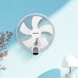Aigostar Zidni ventilator 45W/230V bela + daljinski upravljač | Eponuda.com