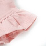  Dječja majica s volanima na rukavima svjetloružičasta 116 | shoptok.hr