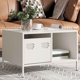  Stolić za kavu bijeli 68,5x50x43,5 cm hladno valjani čelik | shoptok.hr