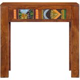 vidaXL Konzolni stol 80x35x75 cm puno drvo bagrem | shoptok.hr