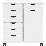  Mobilni ormar Bijelo 63,5 x 39 x 65,5 cm Čvrsto borovo drvo | shoptok.hr