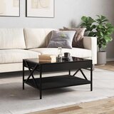  Stolić za kavu s beskonačnim LED svjetlima crni 70x50x38 cm | Eponuda.ba