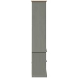  Regal za knjige VIGO sivi 85 x 35 x 170 cm od masivne borovine | shoptok.hr