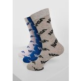 MT Accessoires NASA 3-Pack Blue/Grey/White Full-Length Socks Cene