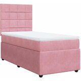  Box spring krevet s madracem ružičasti 90x190 cm baršunasti | shoptok.hr