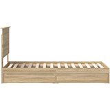  Krevet s od storage Sonoma hrast 75 x 190 cm Konstruirano drvo | shoptok.hr