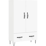  Visoka komoda bijela 69,5 x 31 x 115 cm od konstruiranog drva Slike