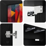  ormar za montažu na zid HEESCH 69 x 33 x 40 cm Crni hrast | shoptok.hr