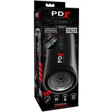 PDX Moto Blower - usisni, vibrirajući masturbator (crni) | shoptok.hr