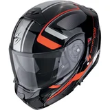 kaciga Exo-930 evo ardens black metal-red