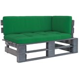 vidaXL Kutna vrtna sofa od paleta od sivo impregnirane borovine Cijene