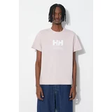 Helly Hansen Pamučna majica boja: ružičasta, s uzorkom
