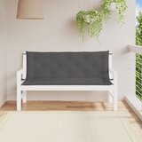 The Living Store Blazina za vrtno klop 2 kosa antracit 150x50x7cm oxford tkanina - Blazina Za Vrtno Klop, (21470619) Cene