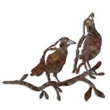 WALLXPERT decorative object figura bird on the branch 09 brown | ePonuda.com
