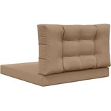  Zunanja blazina za kavč 2 pcs Taupe Poliester, (5000202447) | Shoptok.si