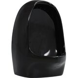  Zidni pisoar s ventilom za ispiranje keramički crni | shoptok.hr