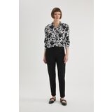 Defacto Cigarette Normal Waist Straight Leg Satin Basic Trousers | shoptok.hr