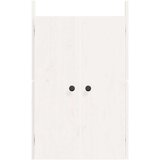vidaXL Vanjska kuhinjska vrata Bijela 50x9x82 cm od masivne borovine | shoptok.hr