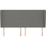  Uzglavlje s ušima tamnosivo 183x23x118/128 cm od tkanine | Eponuda.ba