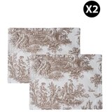Aberto Design Set podmetača za ručavanje BST055, 2 komada, Braon Cene