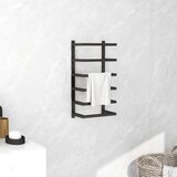 vidaXL stalak za ručnike crni 24 x 12 x 48 cm čelični Cijene