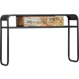  Konzolna mizica 118x30x75 cm trden predelan les | Shoptok.si