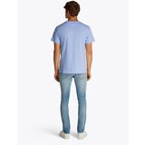 Tommy Jeans Majica mornarsko plava / pastelno plava / bijela | shoptok.hr