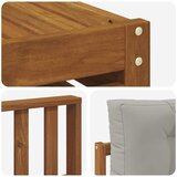 Set vanjskih sofa 8 kom. Prirodna i svijetlo siva | shoptok.hr