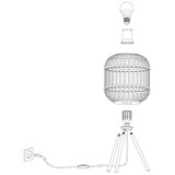 Eglo 43218 - Stona lampa BORDESLEY 1xE27/28W/230V | Eponuda.com