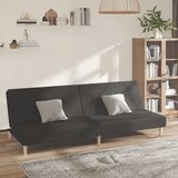  Dvosjed na razvlačenje od tkanine crni | shoptok.hr