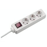 Bachmann 3x Schuko H05VV-F 3G 1.50mm² 16A / 3680W 3m 3AC Izhodi 3m Bela podaljšek 387.271S razdelilna letev bela vtičnica 1 kos, (20454566) Cene
