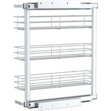  Izvlačna žičana košara srebrna 47 x 15 5 x 55 5 cm | shoptok.hr