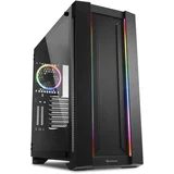 ELITE SHARK CA20 0M RGB fullATX okno gaming črno ohišje, (663928)