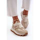 Kesi Beige Kalelia Ladies Trainers Sneakers Cene