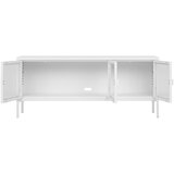 House Nordic Bela kovinska TV omarica 130x55 cm Brisbane – | Shoptok.si
