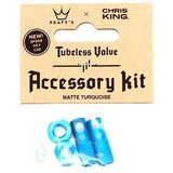 Peaty's Accessory Kit Tubeless Ventila 42Mm Turquoise | shoptok.hr